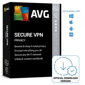 AVG Secure VPN 5 Dispositivos 1 Año Descarga Digital