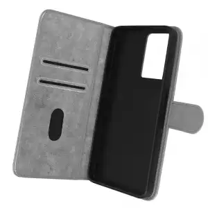 Avizar Chesterfield Funda Tarjetera con Soporte de Vïdeo Gris para Oppo A57/A57S