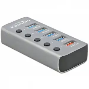 Delock 63262 Hub 4x USB 3.2 + USB 3.2 2.4A