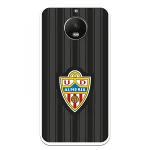 Funda Oficial Ud Almería Fondo Negro Para Motorola Moto G5s