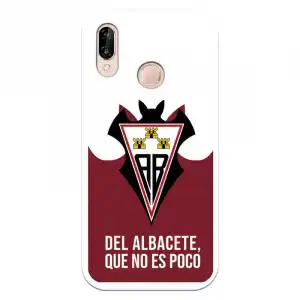 Funda Para Huawei P20 Lite Del Albacete Escudo "del Albacete Que No Es Poco" - Licencia Oficial Albacete Balompié