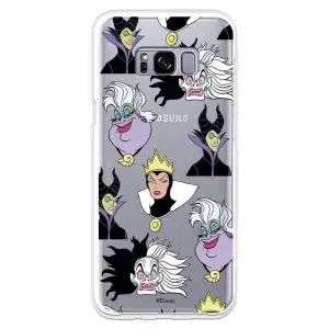 Funda Para Samsung Galaxy S8 Plus Oficial De Disney Villanas Patrón - Villanas Disney