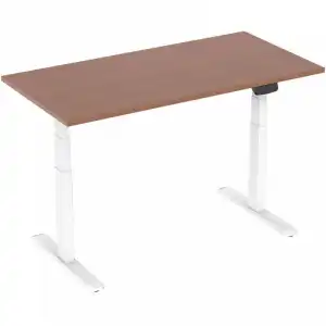 Kimex Escritorio Motorizado Ergonómico 180x75cm Nogal/Blanco