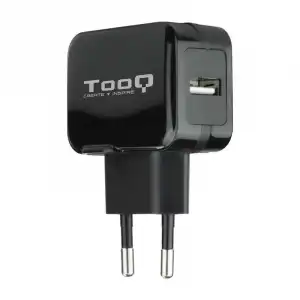 Tooq TQWC-1S01 Cargador USB 5V 2.4A Negro