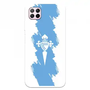 Funda Para Huawei P40 Lite Del Celta Escudo Trazo Azul - Licencia Oficial Rc Celta