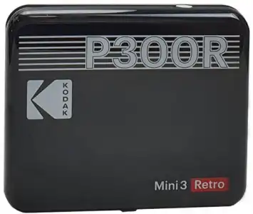 Impresora fotográfica instantánea Kodak Mini 3 Retro Square Negro