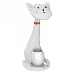 Promate Tom Lámpara de Mesa LED Infantil de Gato Gris