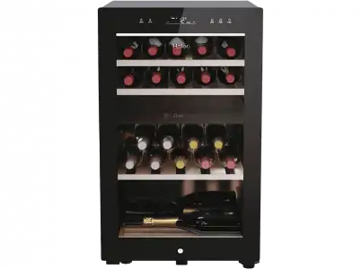 Vinoteca - Haier HWS42GDAU1, Temperatura 5º 20º, 42 botellas, 106 l, hOn App, Negro