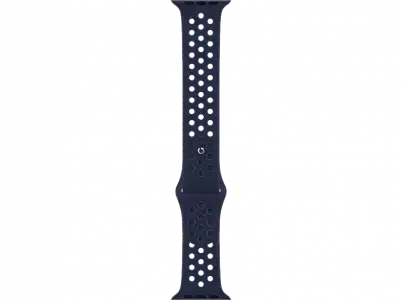 APPLE Watch Nike Sport Band, 41 mm, Fluoroelastómero ultraligero, Azul marino noche/Azul místico