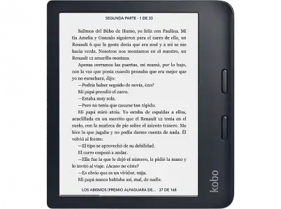 eBook - Kobo Libra 2, 7’’ HD, y AudioBook, 32 GB, Resistente al agua, Negro