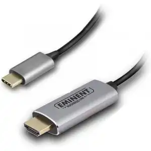 Eminent AB7874 Cable Adaptor USB-C a HDMI Macho/Macho 1.8m Plata
