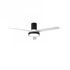 Fabrilamp Pax Ventilador de Techo Grande con Luz y Mando 30W Negro