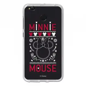 Funda Oficial Disney Minnie, Negro Bordado Xiaomi Redmi 4x