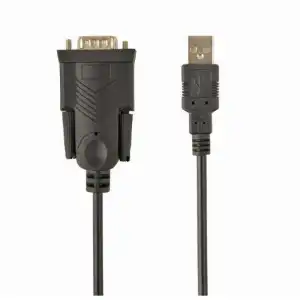 Gembird UAS-DB9M-02 Cable USB al Serial DB-9 Macho/Macho 1.5m Negro
