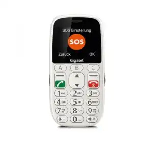 Gigaset Gl390 5,59 Cm (2.2') 88 G Blanco Teléfono Para Personas Mayores