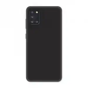 Icoveri Funda Soft Matte Negra para Samsung Galaxy A31