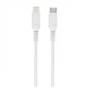 Inves - Cable De Carga LT- LC1M-WH De USB-C A Lightning Blanco De 1 Metro