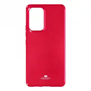 Mercury Funda de Gel Silicona y Efecto Brillante en Rosa Samsung Galaxy A53 5G