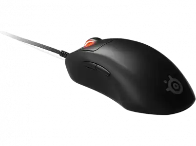 Ratón gaming - SteelSeries Prime+, Por cable, USB, 50G, 18000 ppp, 1 ms, RGB, Negro