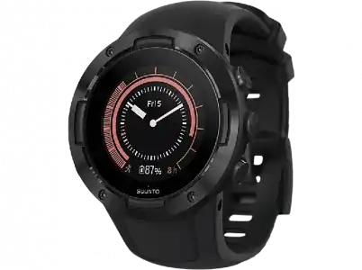 Reloj deportivo - Suunto 5, Negro, Bluetooth, Compatible con smartphones, Calidad del sueño, GPS