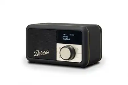 Roberts Radio - Radio Portátil Con Bluetooth Revival Petite Negro