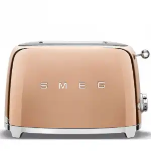 Smeg TSF01RGEU Tostador 2 Ranuras 950W Oro Rosa