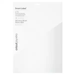 Cricut - Vinilo grabable removible Cricut Smart Label 3 Hojas para Joy Xtra.