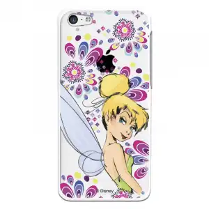 Funda Oficial Disney Campanilla Flores Transparente Para iPhone 5c - Peter Pan