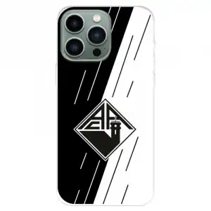 Funda para iPhone 14 Pro Max Académica de Coimbra Escudo Bicolor Licencia Oficial