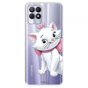Funda Para Realme C11 2021 Oficial De Disney Marie Silueta - Los Aristogatos