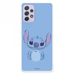 Funda Para Samsung Galaxy A72 5g Oficial De Disney Stitch Azul - Lilo & Stitch