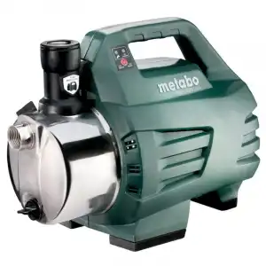 Metabo HWA 3500 INOX Bomba Autómata de Agua Doméstica 1100W 3500 L/h Altura Máxima de Bombeo 45M