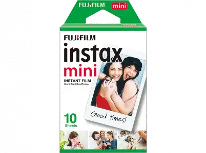 Papel fotográfico - Fujifilm Colorfilm Glossy, Para Instax Mini, 10 películas instantáneas
