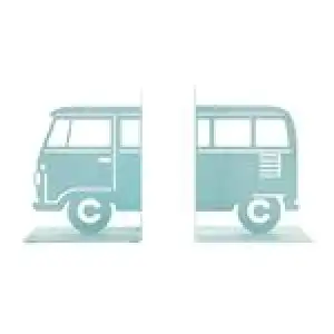 Sujetalibros Van Azul Metal