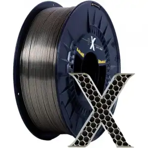 X Filament Filamento PLA Efecto SEDA Impresora 3D 1,75mm 1Kg Antique Brass