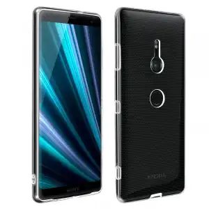Avizar Funda de Silicona Flexible Transparente para Sony Xperia XZ3
