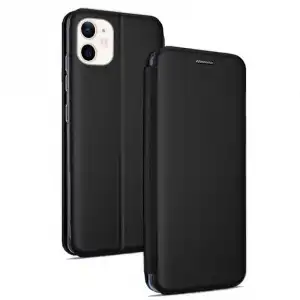 Cool Funda Flip Cover Elegance Negra para iPhone 12 Mini