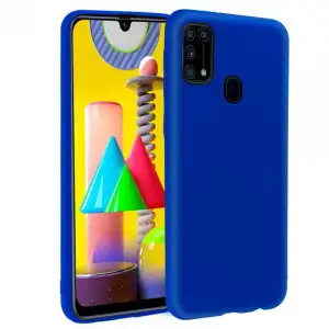 Cool Funda Silicona Azul para Samsung Galaxy M31 M315