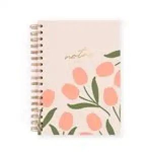 Cuaderno A5 Charuca Puntos Tulipanes
