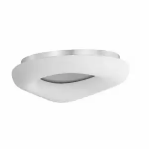 Fabrilamp Plafón París Grande 60w Blanco Plata Regulable