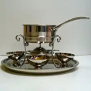 Fondue Pottery Inox Rotativa 23 Piezas