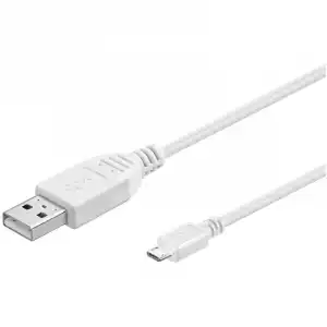 Goobay Cable USB 2.0 a Micro USB Macho/Macho 3m Blanco