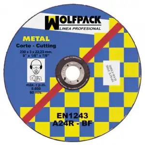 Maurer Disco Corte Abrasivo para Metal 300x3.0x30mm