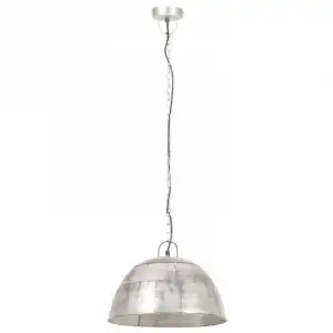 VidaXL Vintage Lámpara Colgante Redonda E27 41cm Plata