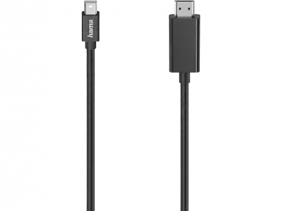 Adaptador - Hama 00200711, De MiniDP a HDMI, 1.50 m, Negro