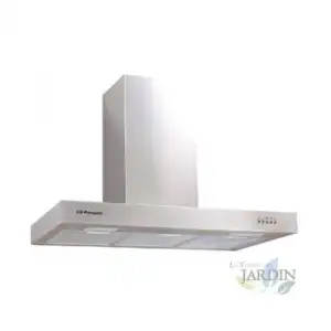 Campana Decorativa Inox Orbegozo. Clase Energética B. Motor 190 W. Dimensiones: 90 X 50 X 58-116 Cm.