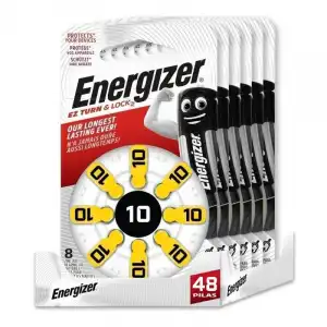 Energizer 10 Pack de 48 Pilas para Audífonos
