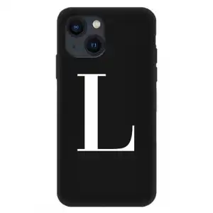 Funda 4-ok Negro Letra L para iPhone 13