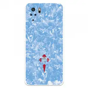 Funda Licencia Oficial RC Celta Escudo Fondo Hinchada para Xiaomi Redmi Note 10