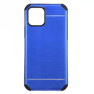 Funda Metalizada Azul para iPhone 12